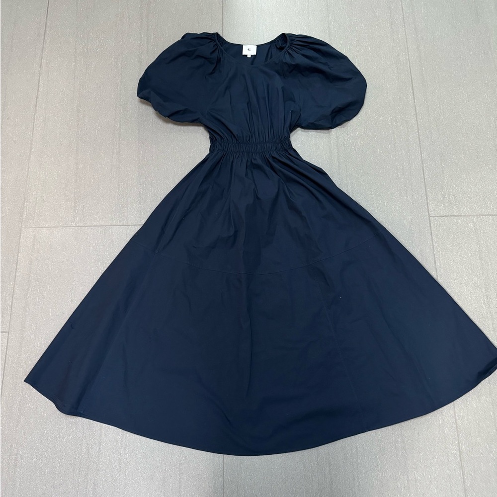 Goop (G. Label) Navy Midi Dress